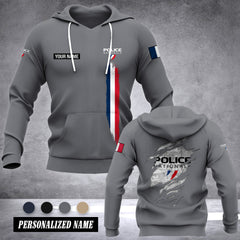 Police Nationale customize hoodie 3d 710