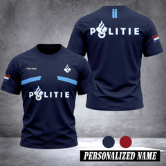 Politie Netherlandscustomize 3d T-shirt 131