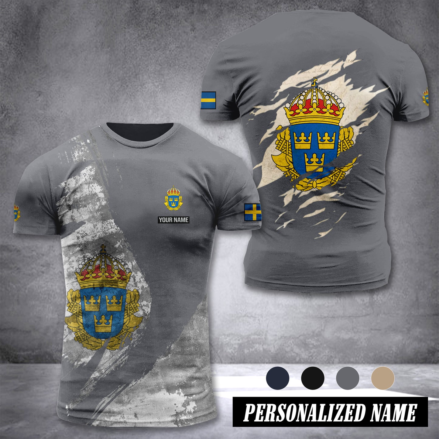 Polisen Sweden customize T-shirt 306