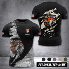U.S Wildland Fire Service customize T-shirt 306