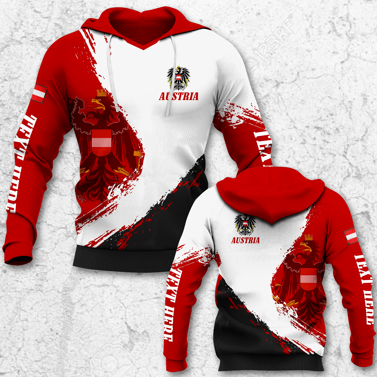 Austria HOODIE Customize hoodie 3d printed