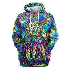HIPPIE HOODIE 3D PRINTED-HP2