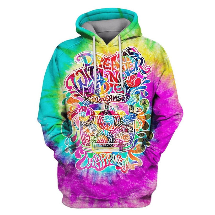 HIPPIE HOODIE 3D PRINTED-HP5