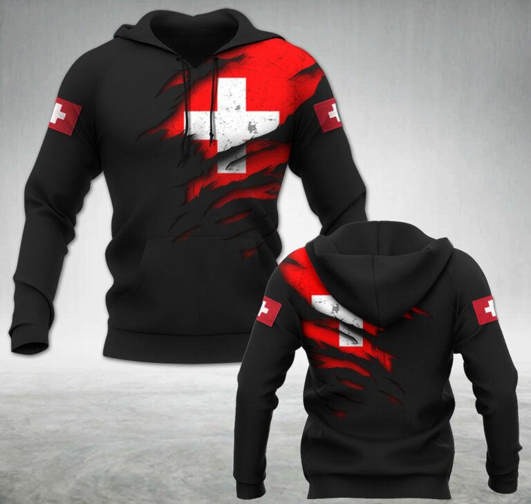 Switzerland National Flag UC2 hoodie