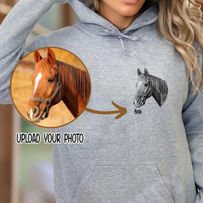 Personalized Upload Your Horse Photo Horse Lovers Gift