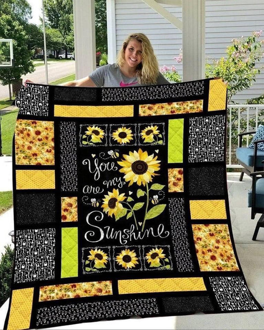 You Are My Sunshine Quilt 3d