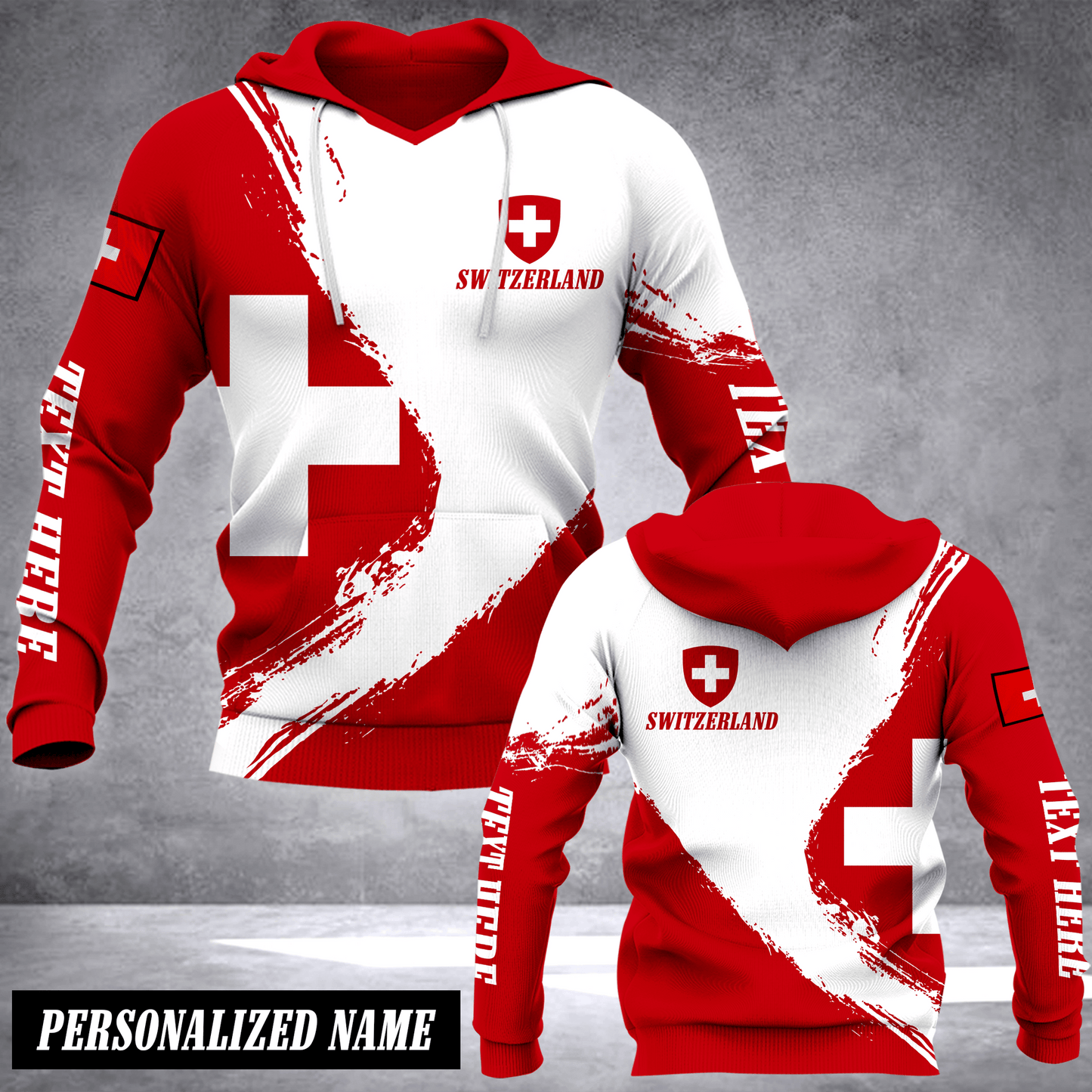 Switzerland HOODIE Customize hoodie 3d printed fly