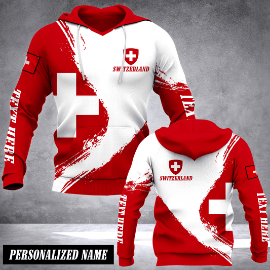 Switzerland HOODIE Customize hoodie 3d printed fly