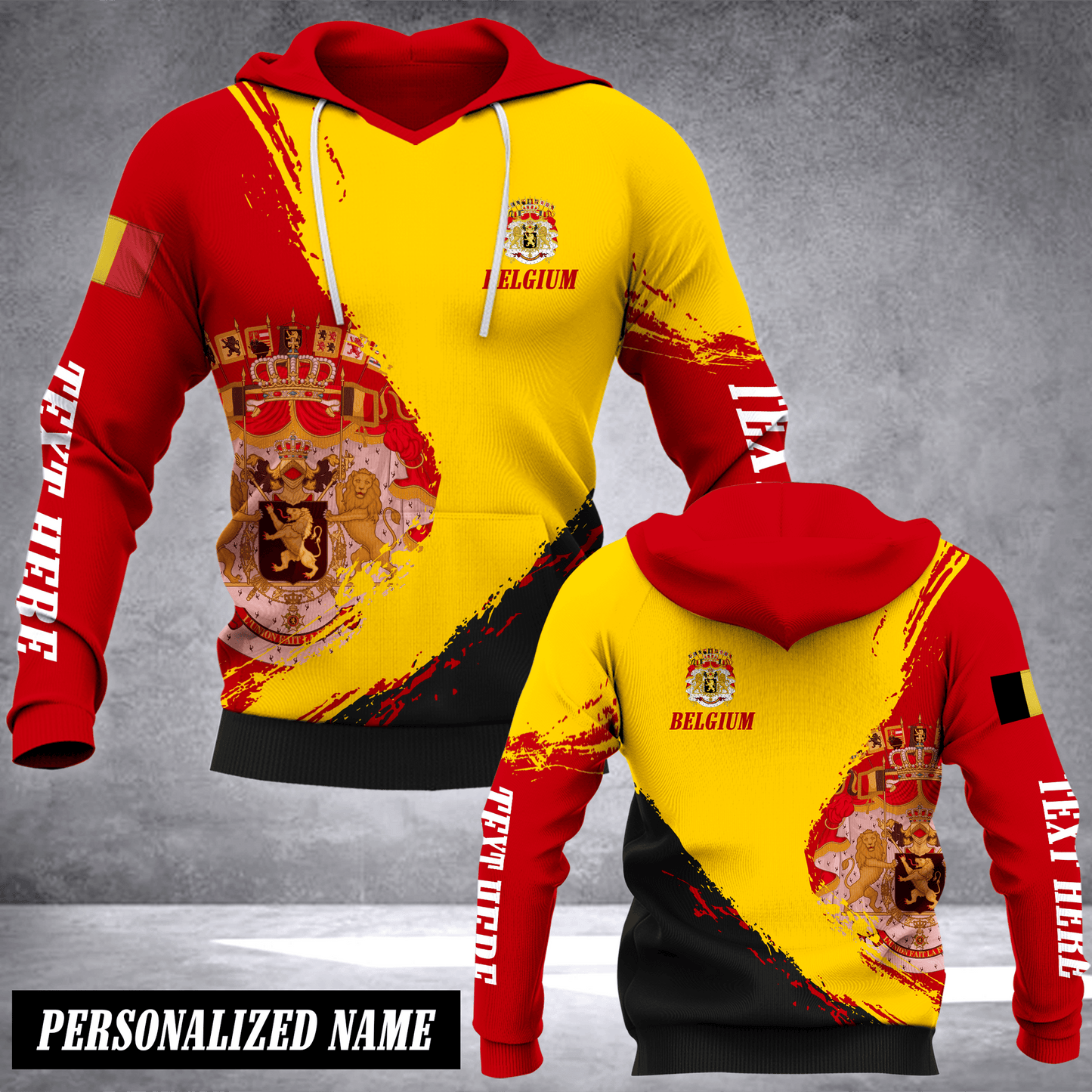 Belgium HOODIE Customize hoodie 3d printed fly