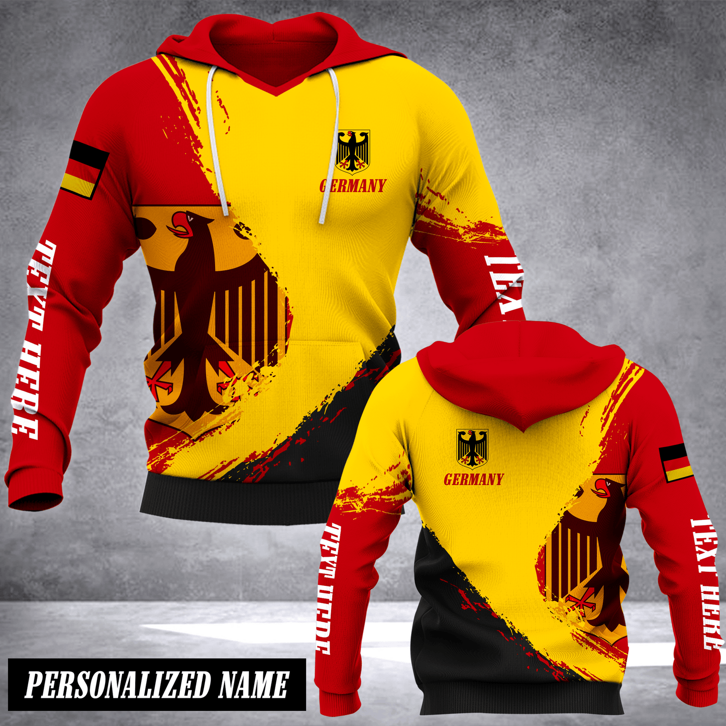 Germany HOODIE Customize hoodie 3d printed fly