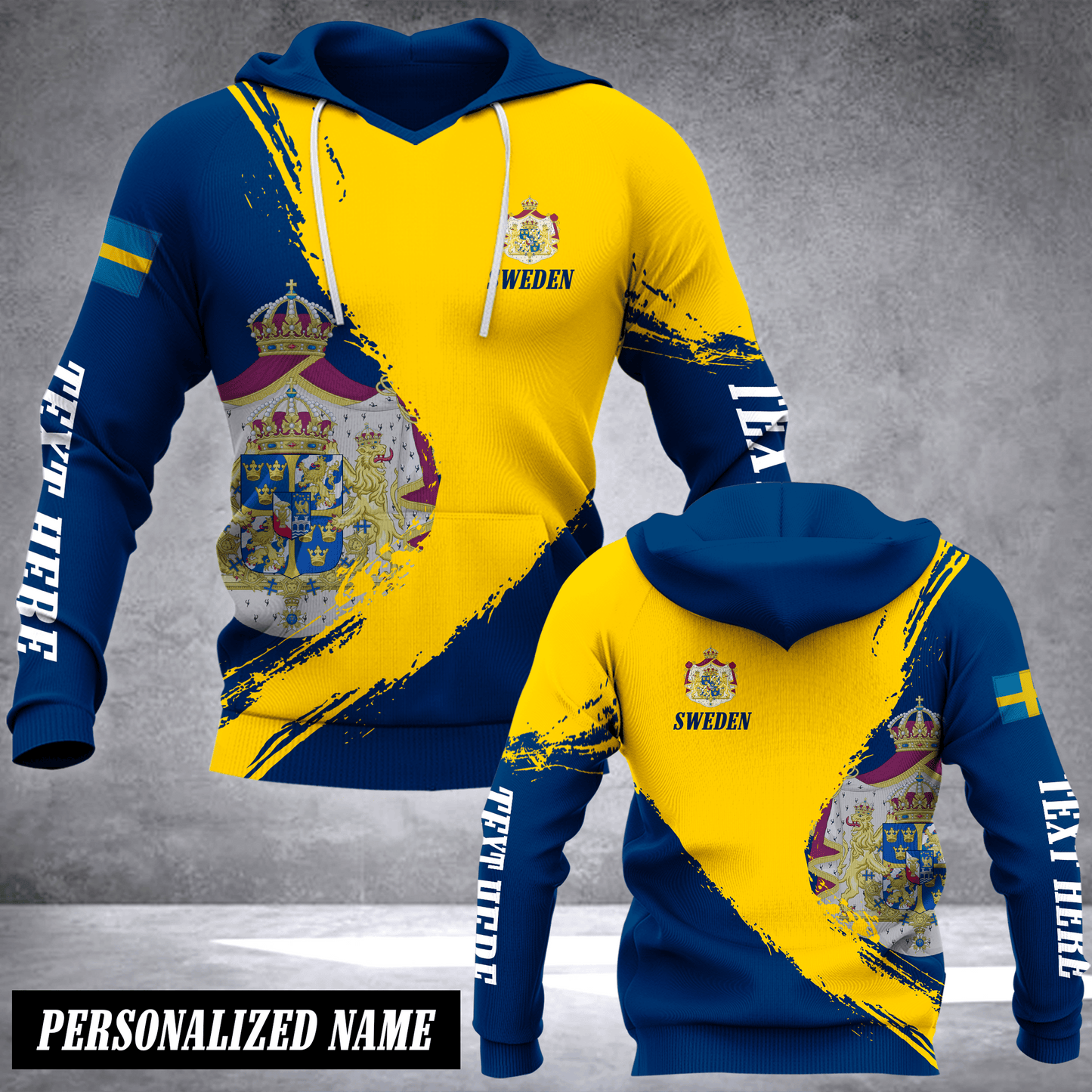 Sweden HOODIE Customize hoodie 3d printed fly