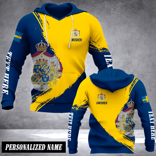 Sweden HOODIE Customize hoodie 3d printed fly