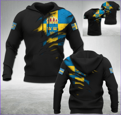 Sweden Flag Hoodie T-shirt trending