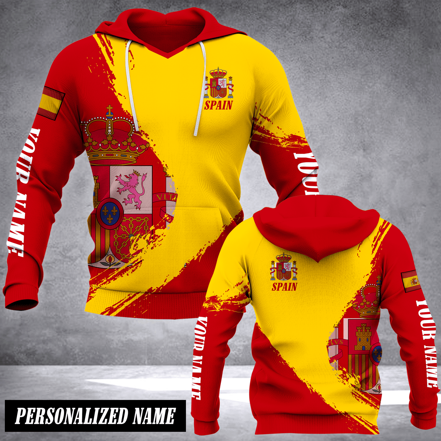 Spain HOODIE Customize hoodie 3d printed fly