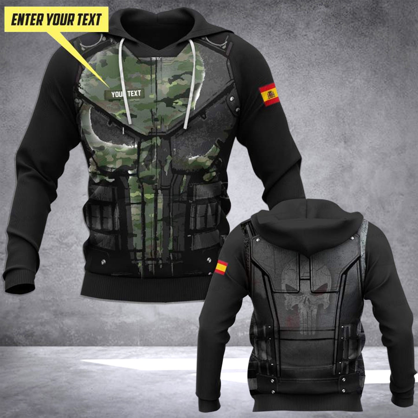 Spain HOODIE Customize hoodie 3d printed GAP