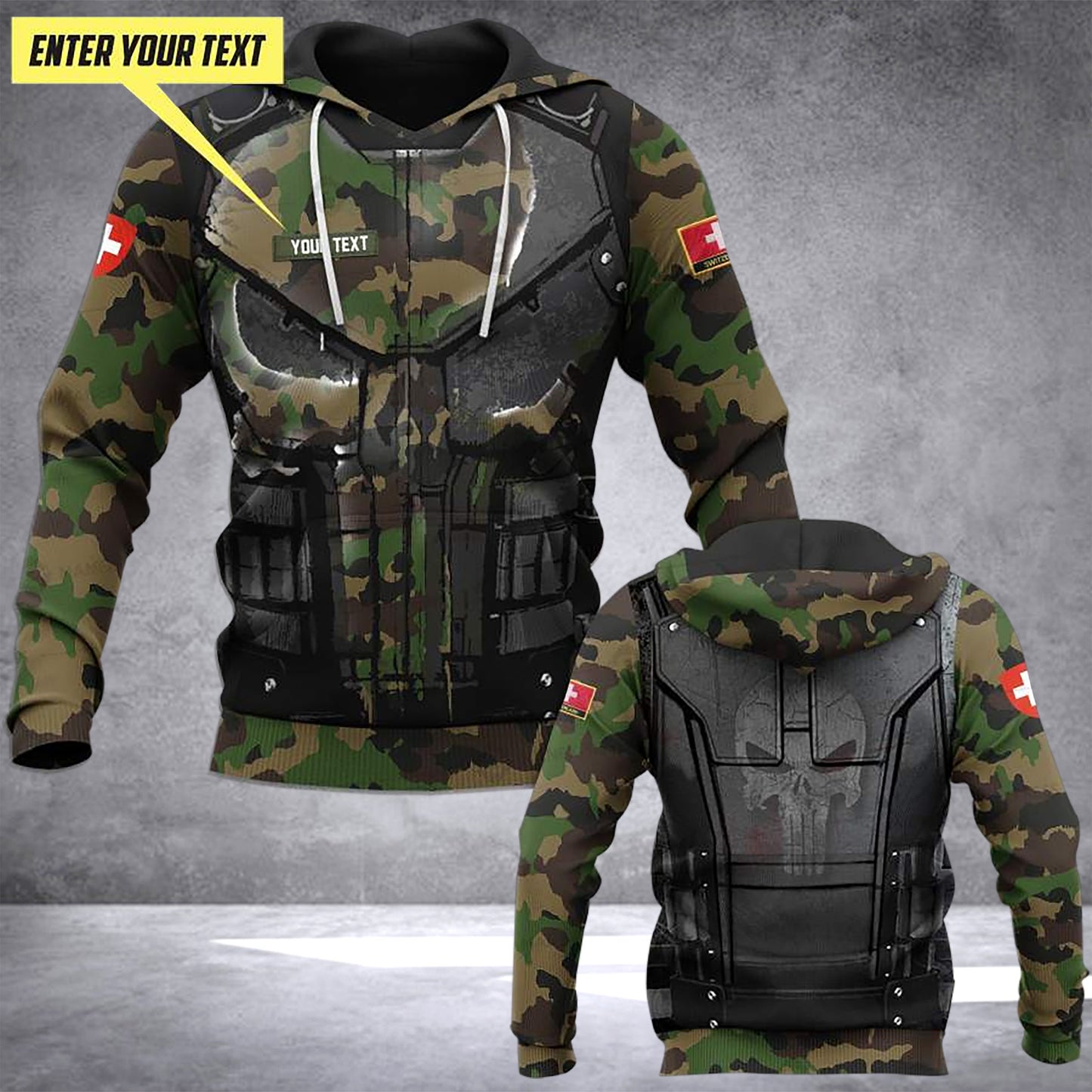 Swiss switzerland HOODIE Customize hoodie 3d printed GAP