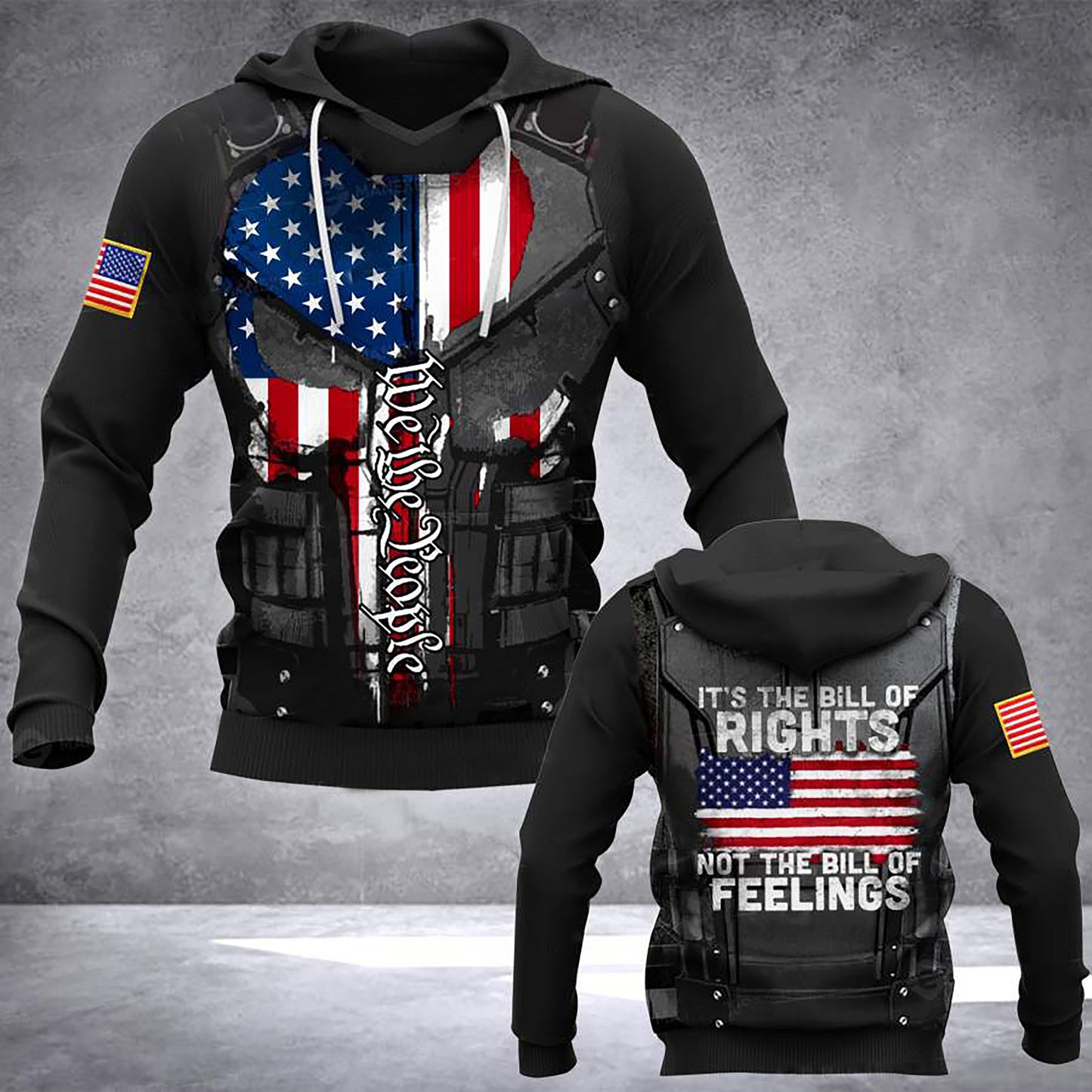USA HOODIE hoodie 3d printed right