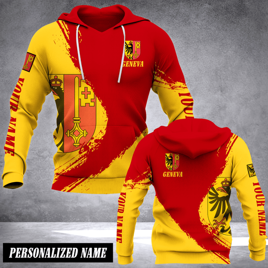 Geneva switzerland HOODIE Customize hoodie 3d printed 3