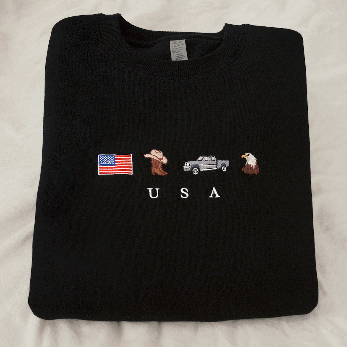 USA Embroidered Sweatshirt