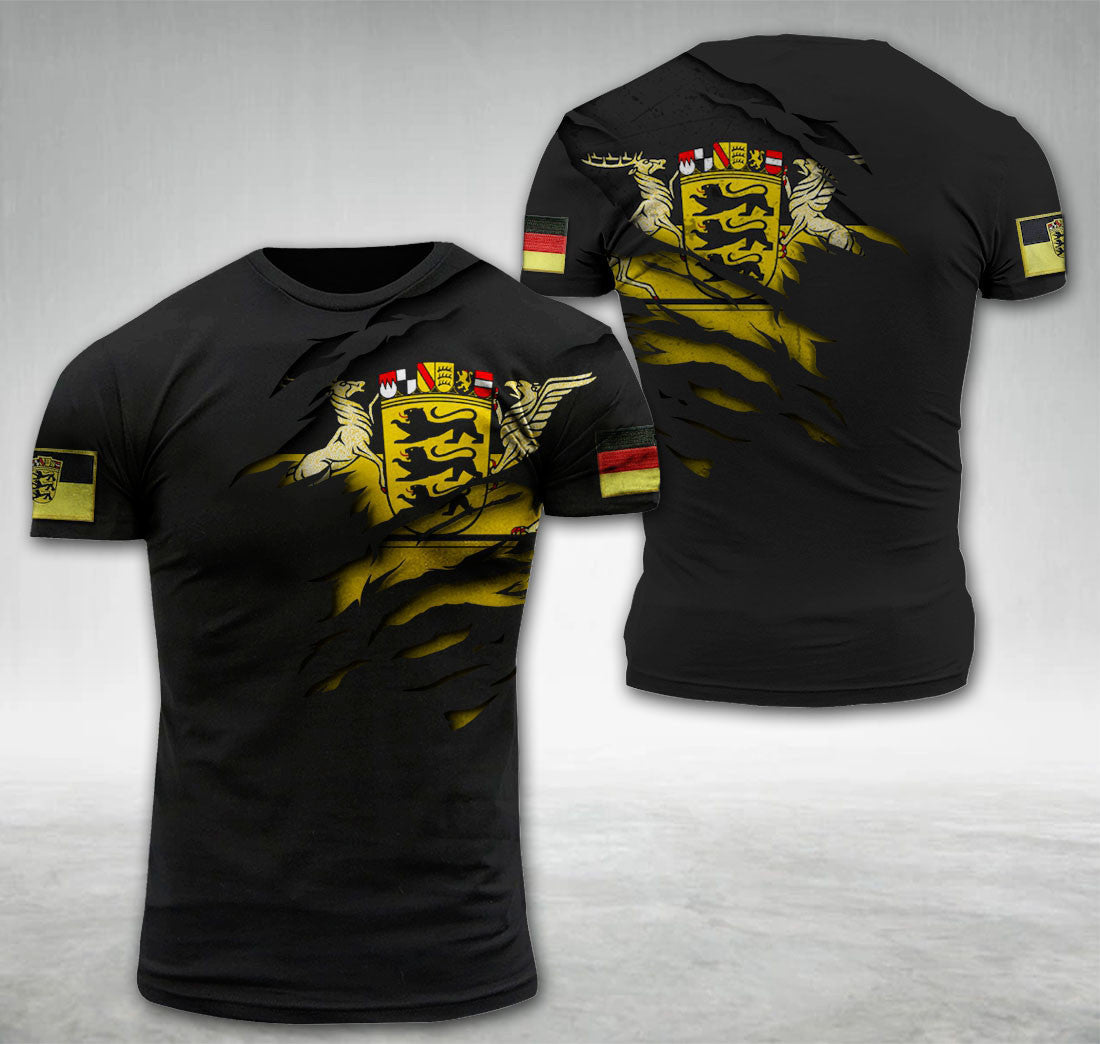 Baden-Württemberg Flag T-shirt I02
