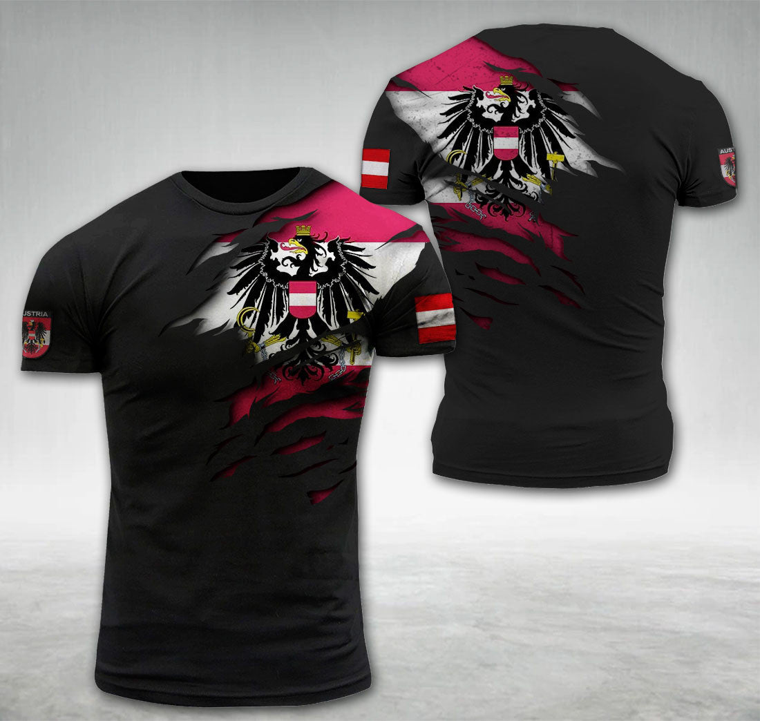 Austria pun flag T-shirt I02