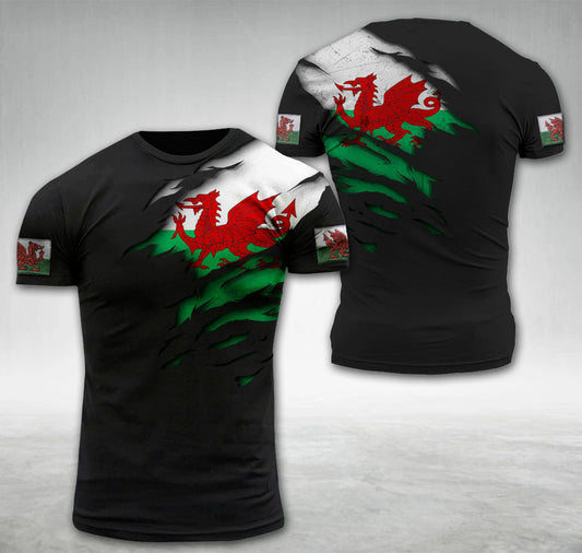 Wales Flag T-shirt trending