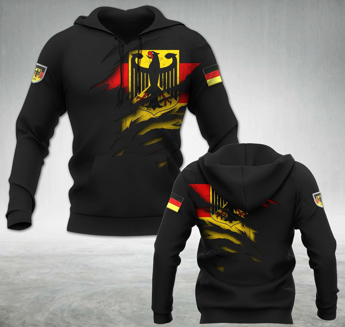 Germany scratch flag 03s hoodie