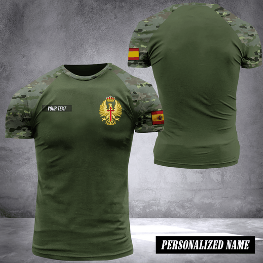 Spain camo customize T-shirt