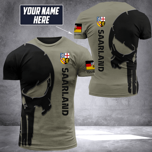 SAARLAND pun customize T-shirt