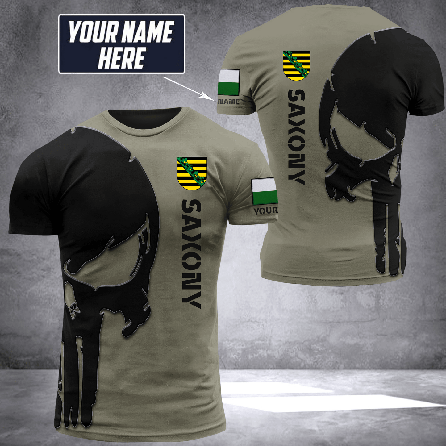 SAXONY pun customize T-shirt