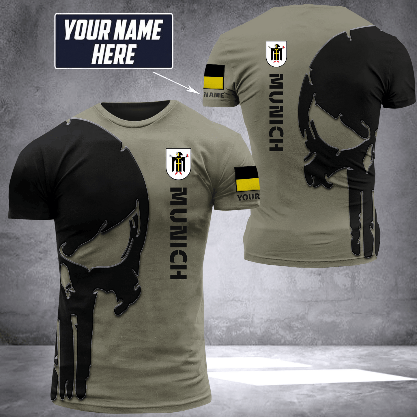 Munich pun customize T-shirt
