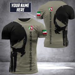 North Rhine-Westphalia pun customize T-shirt