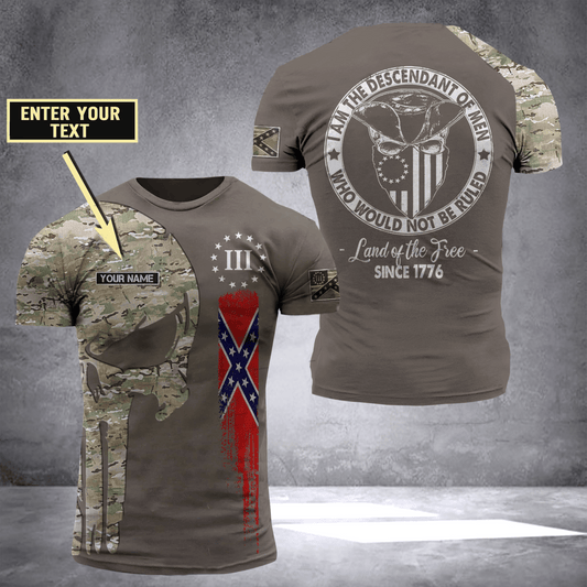 Confederate Flag MENcustomize T-shirt