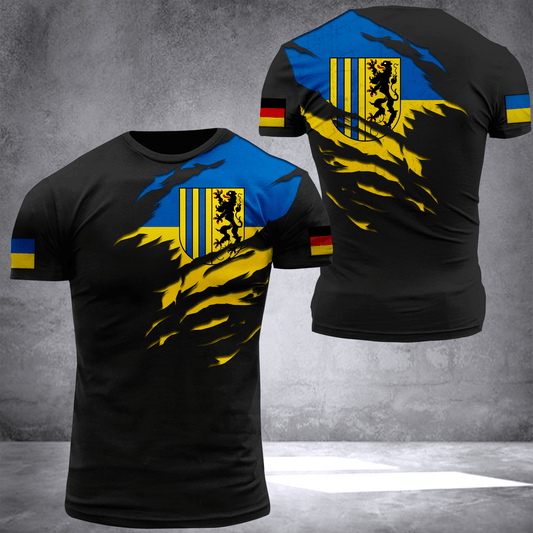 Chemnitz Germany National Flag T-shirt I02