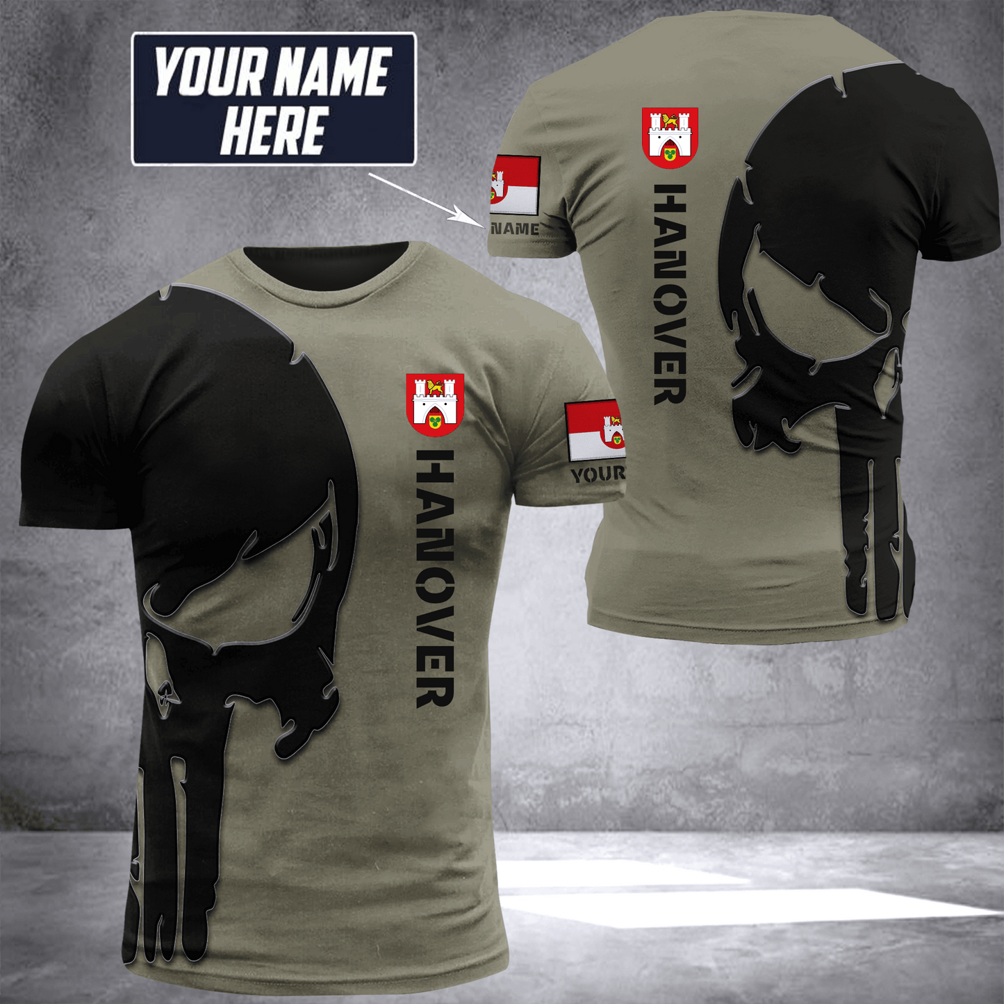 Hanover pun customize T-shirt