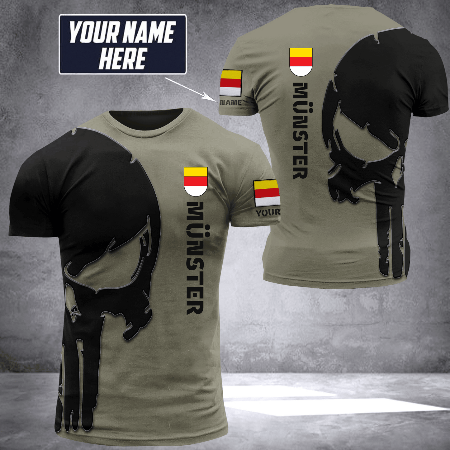 Münster pun customize T-shirt