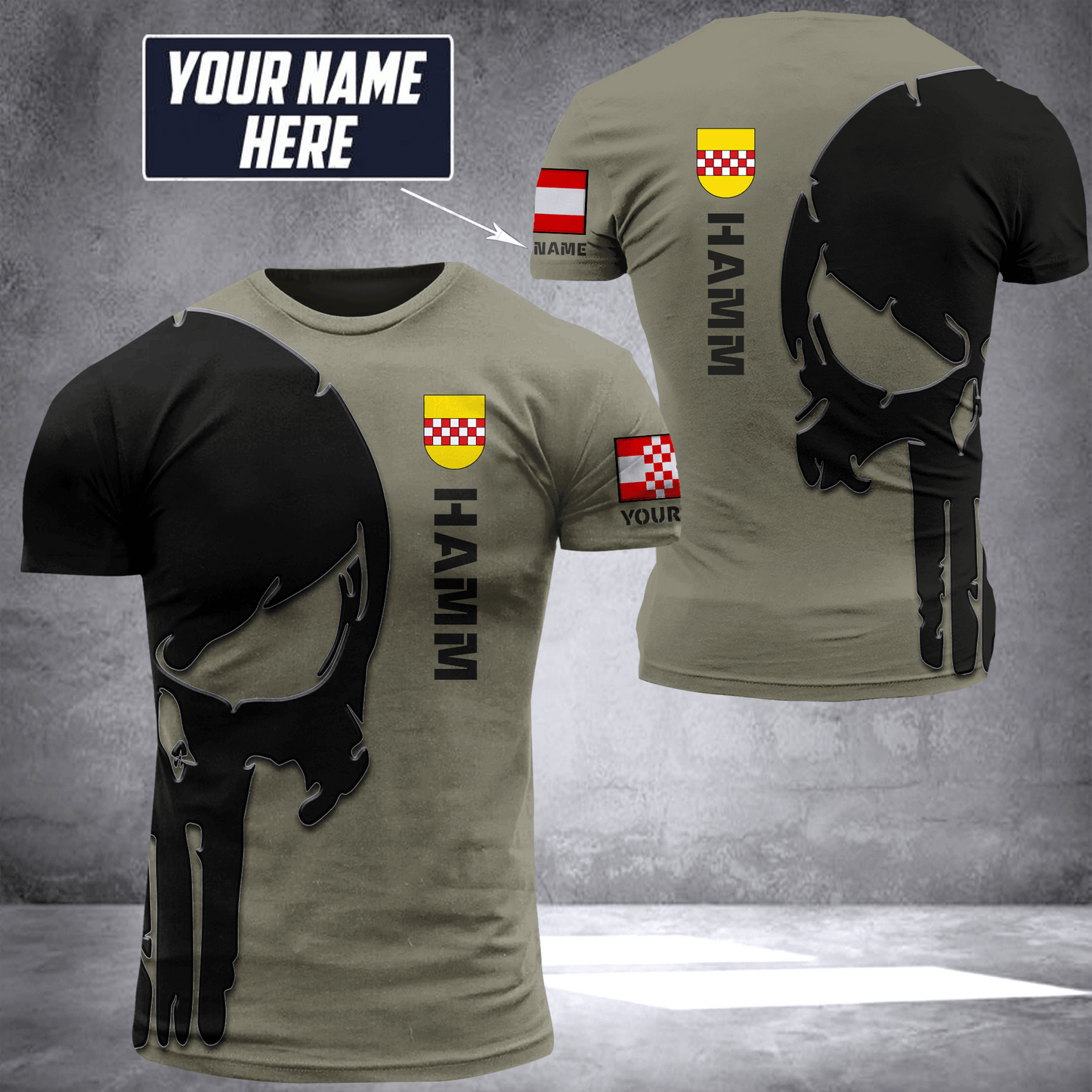 Hamm pun customize T-shirt