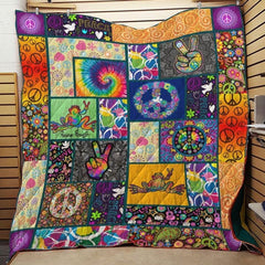 Hippie Peaceful bedding Quilt blankets 3d 022