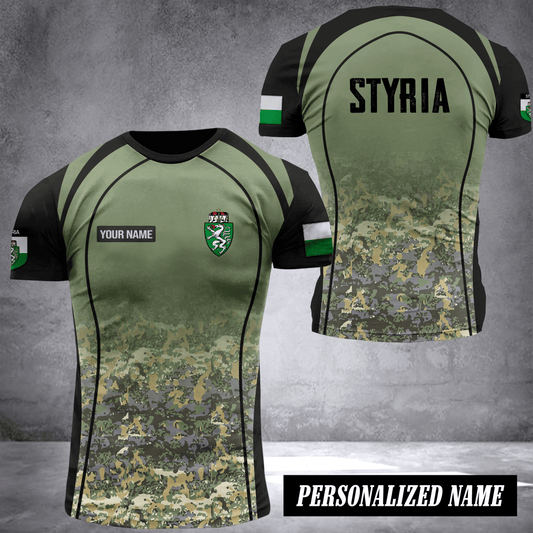 Styria austria pun camo customize T-shirt