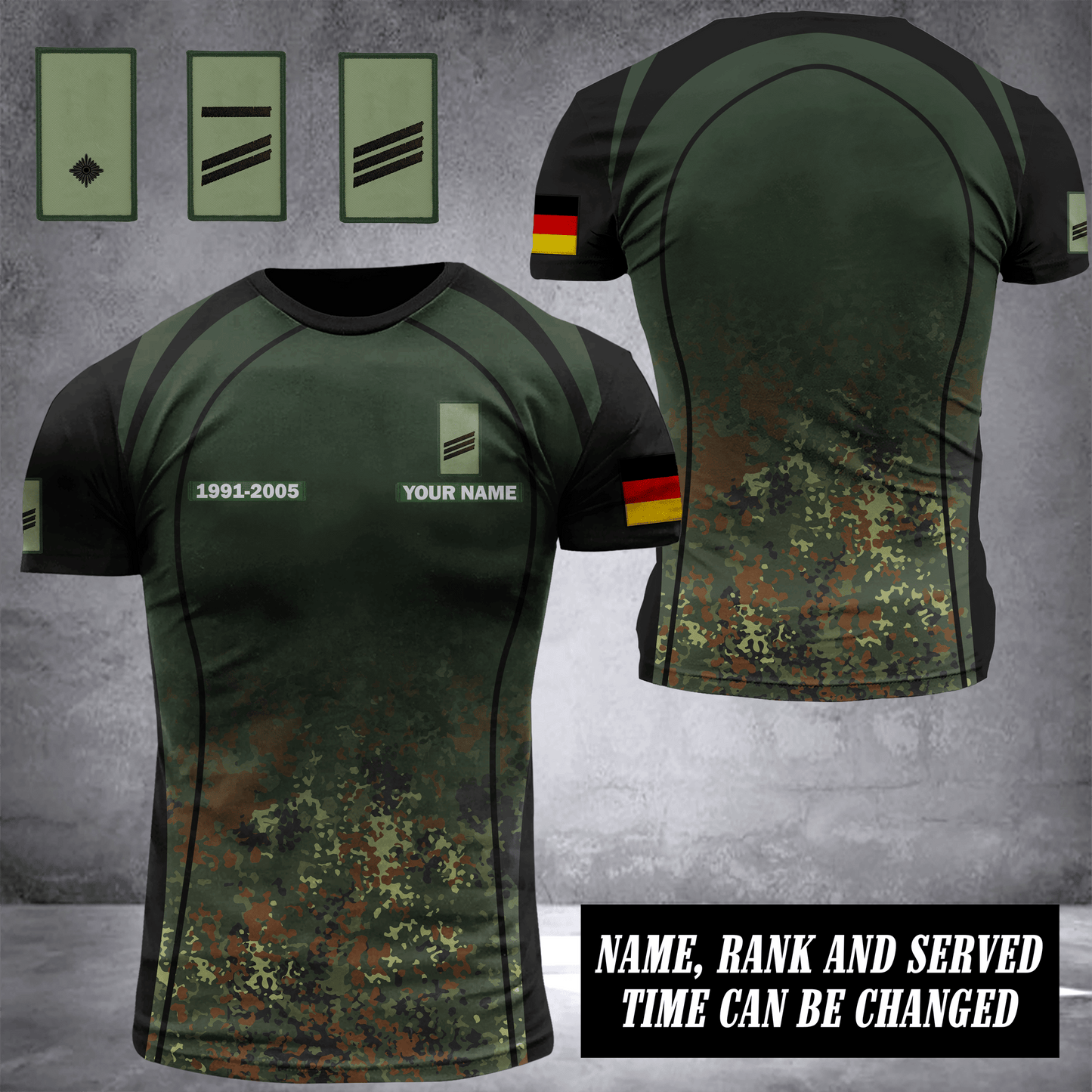 Germany rank customize T-shirt 245