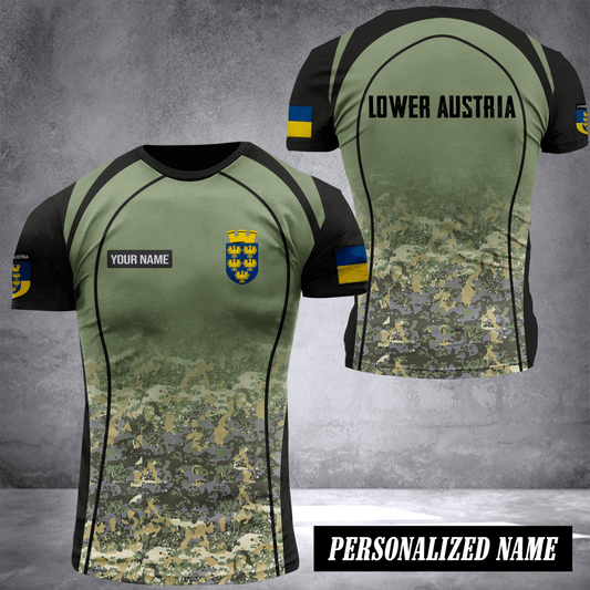 Lower Austria pun camo customize T-shirt