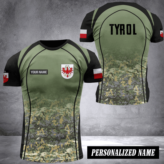 Tyrol Austria pun camo customize T-shirt