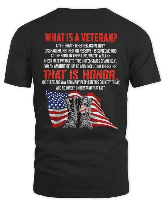 What Is A Veteran - That Is Honor