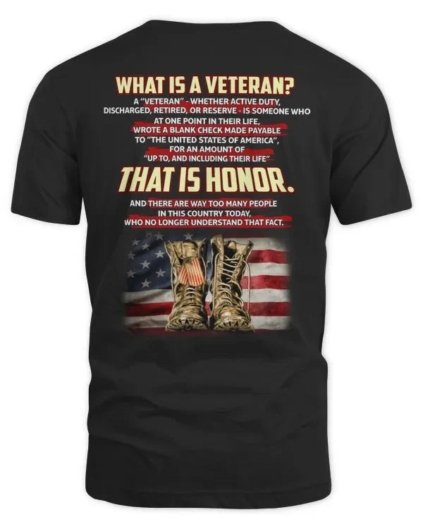 WHAT IS A VETERAN