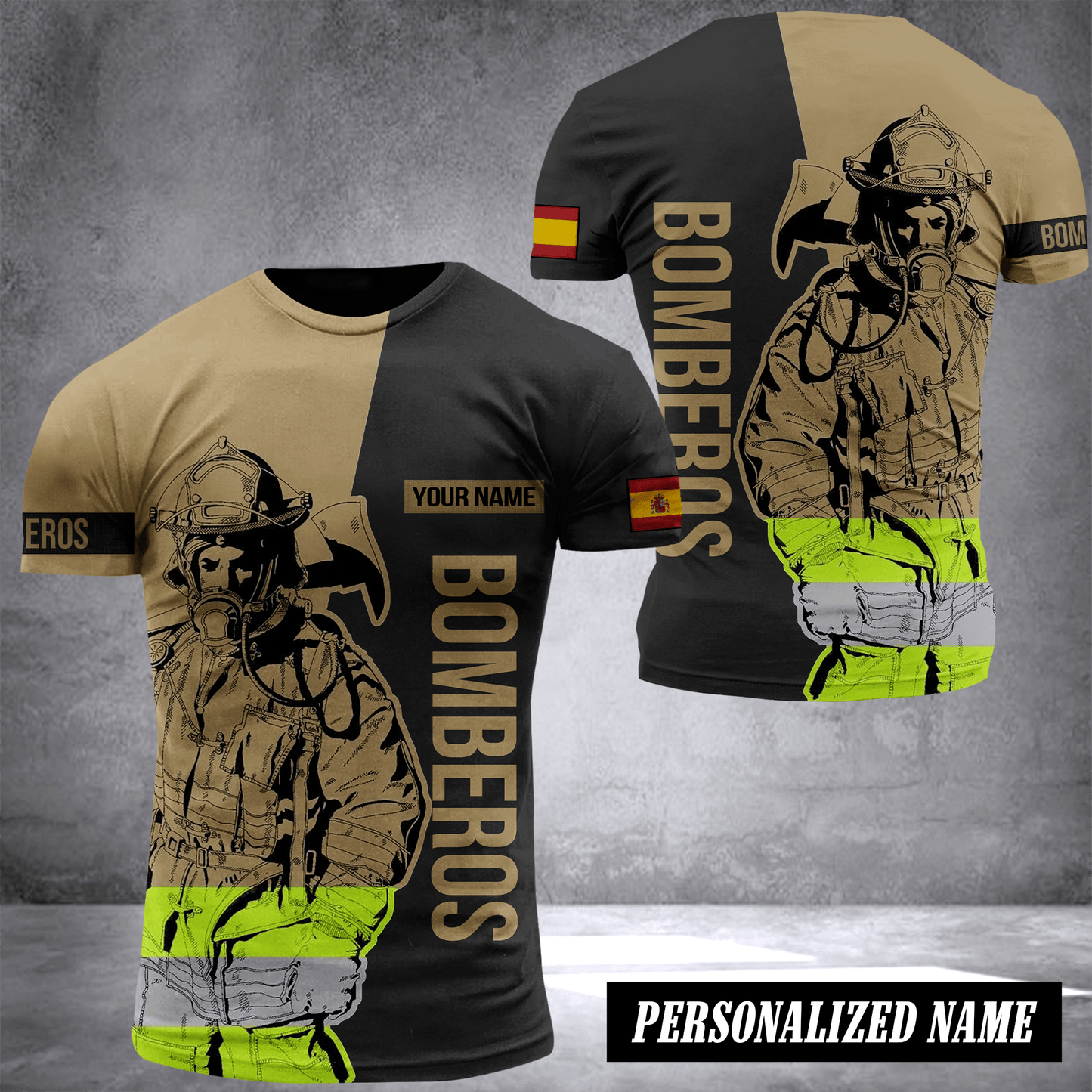 Firefighter Spain customize T-shirt 245