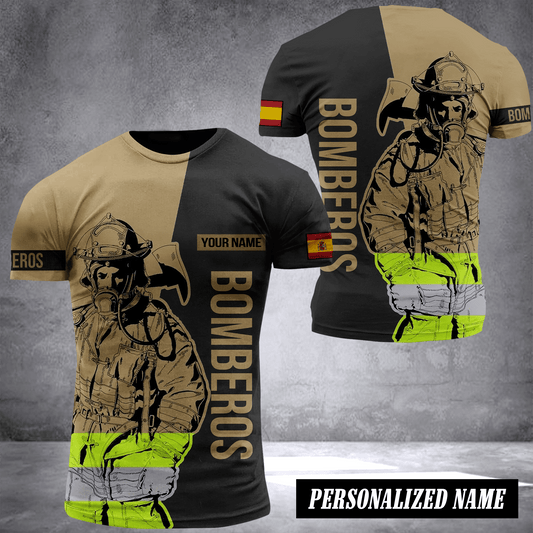 Firefighter Spain customize T-shirt 245