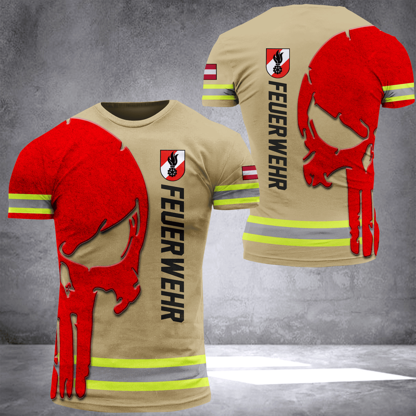 Firefighter Austria customize T-shirt 246