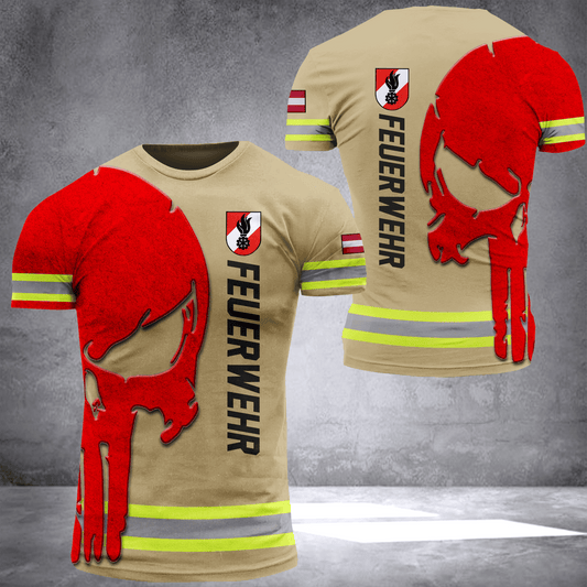 Firefighter Austria customize T-shirt 246