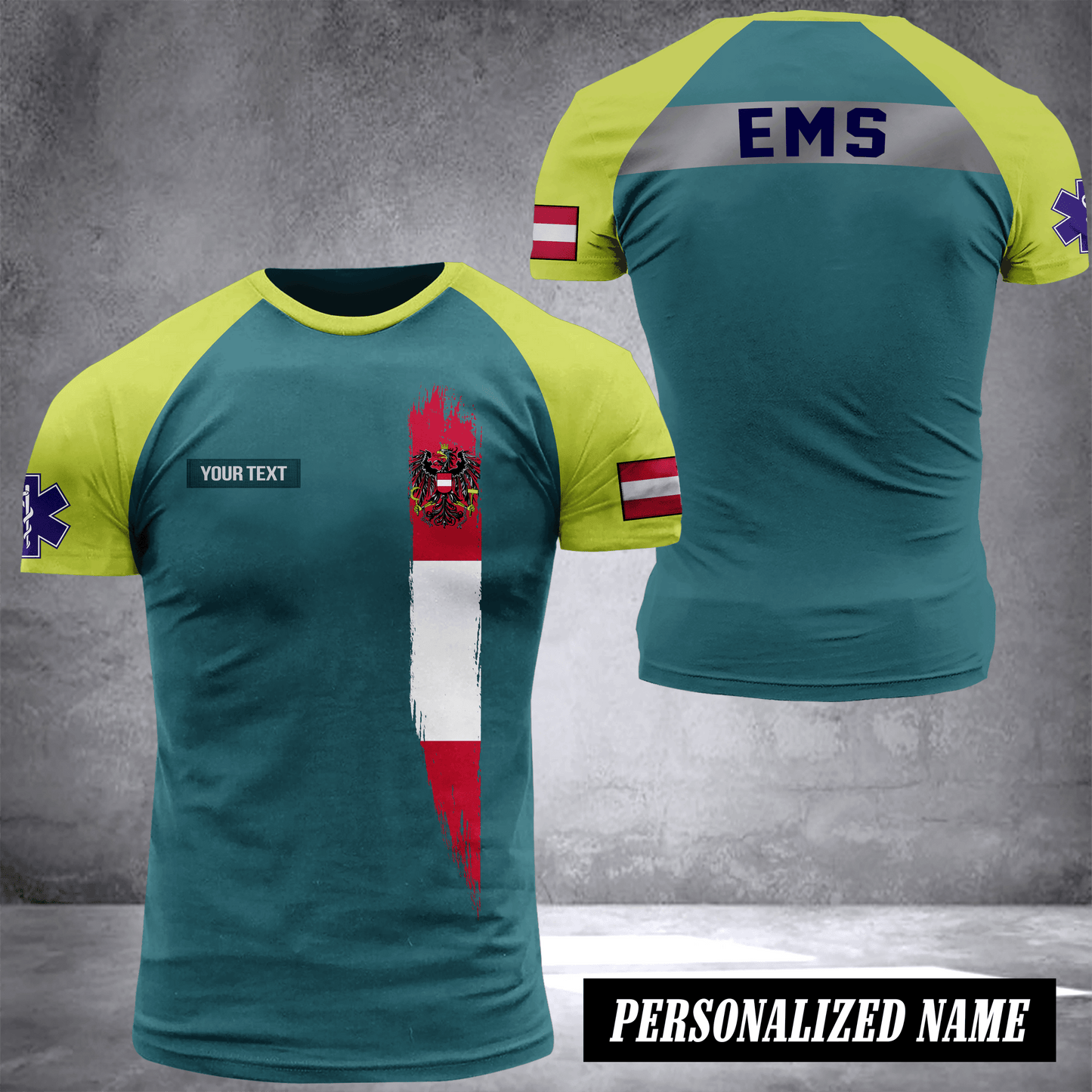 EMS Paramedic Austria customize T-shirt 245