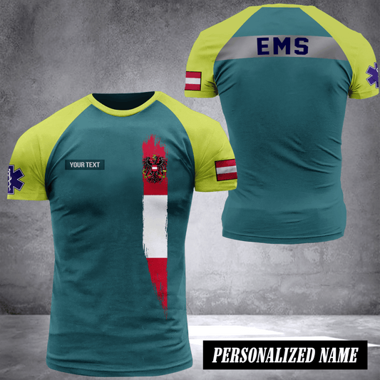 EMS Paramedic Austria customize T-shirt 245
